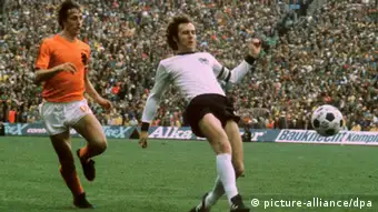 Johan Cruyff Beckenbauer WM 1974 - Finale Deutschland - Niederlande