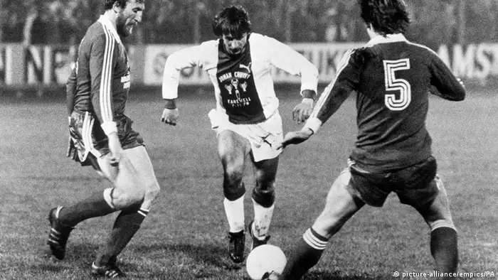 Johan Cruyff Ajax gegen Bayern in Amsterdam