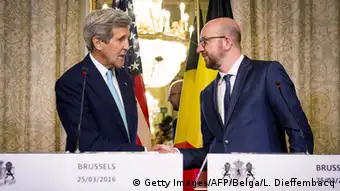 Belgien Brüssel John Kerry bei Charles Michel