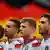 German footballers singing national anthem