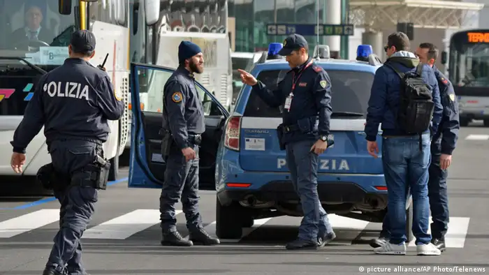 Italien Polizei Kontrolle