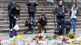 Brüssel - Gedenken an die Opfer der Anschläge.