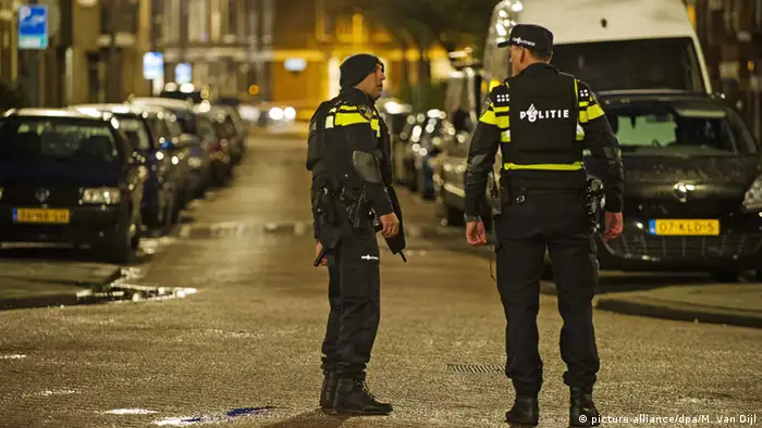 Niederlande Verhaftung in Rotterdam