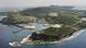An aerial view shows Yonaguni island An aerial view shows Yonaguni island