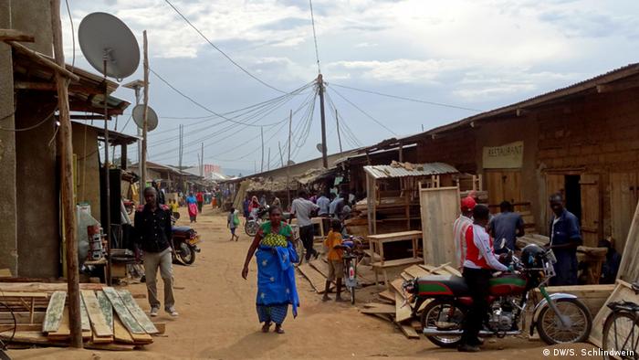 Refugee camp in Nakivale, Uganda