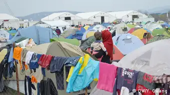Griechenland Idomeni Flüchtlingscamp