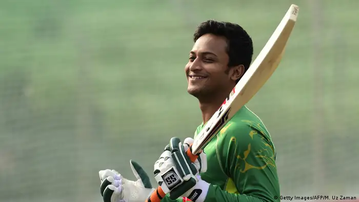 Bangladesch Cricket-Spieler Shakib Al Hasan 