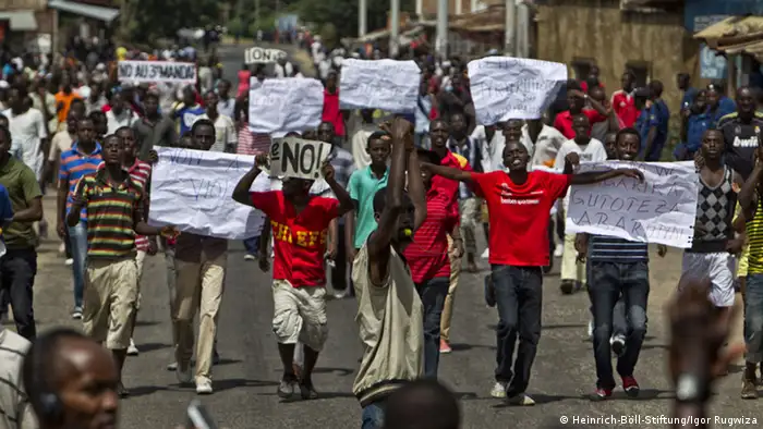 Burundi Bujumbura Proteste gegen Präsident Pierre Nkurunziza