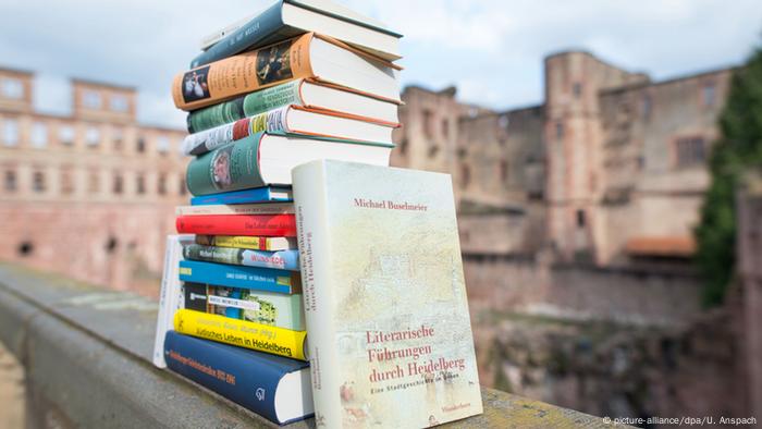 Books related to the city of Heidelberg at Heidelberg Castle