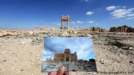 Palmyra vor und nach ISIS