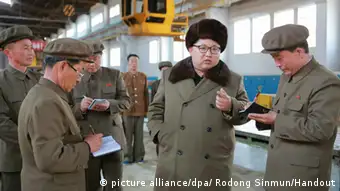 Nordkorea Kim Jong-un besucht Maschinenfabrik