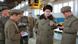 North Korean leader Kim Jong-un at a machinery plant North Korean leader Kim Jong-un at a machinery plant