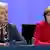 Крістін Лагард та Анґела Меркель на прес-конференції в Берліні