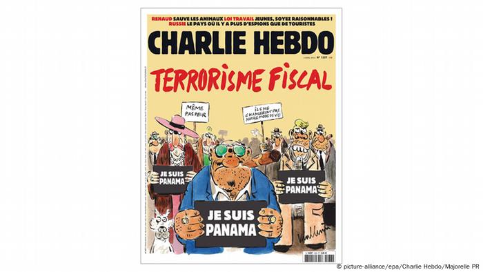 Frankreich Charlie Hebdo Cover Je suis Panama