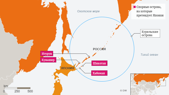 Реферат: Спорные территории Японии и России