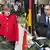 Анґела Меркель та Франсуа Олланд під час зустрічі у Франції 7 квітня