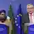Nkosazana Dlamini-Zuma und Jean-Claude Juncker bei einem Treffen im April 2015 in Brüssel (Archivfoto: AFP)