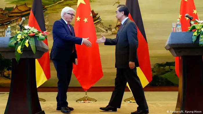 China Deutschland Steinmeier bei Wang Yi
