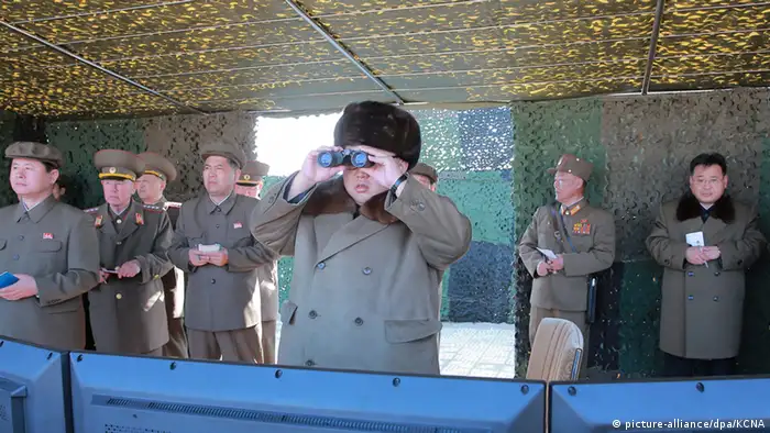 Symbolbild Rakentest in Nordkorea Kim Jong-un