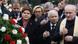 Prime Minister Beata Szydlo, and Law and Justice (PiS) leader Jaroslaw Kaczynski, and Senate Speaker Stanislaw Karczewski, pray at the memorial tomb for the victims of the plane crash near Smolensk during a ceremony marking the 6th anniversary of the crash in Warsaw. Prime Minister Beata Szydlo, and Law and Justice (PiS) leader Jaroslaw Kaczynski, and Senate Speaker Stanislaw Karczewski, pray at the memorial tomb for the victims of the plane crash near Smolensk during a ceremony marking the 6th anniversary of the crash in Warsaw.