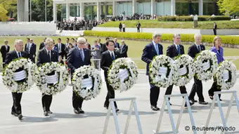 Japan G7-Minister besuchen Atombomben-Mahnmal in Hiroshima