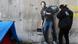 Frankreich Streetart Banksy Steve Jobs Migration Frankreich Streetart Banksy Steve Jobs Migration