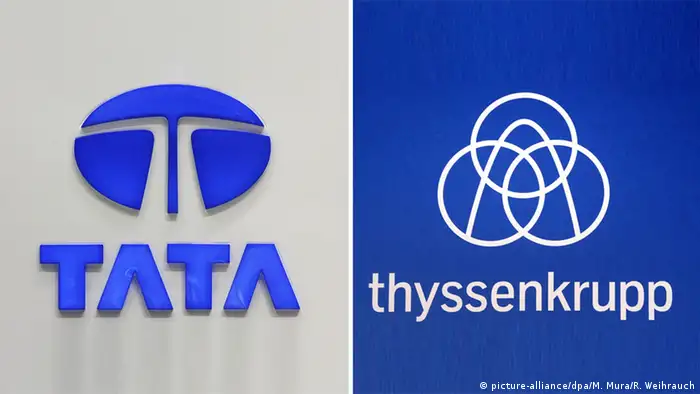 Logo Tata und Thyssenkrupp