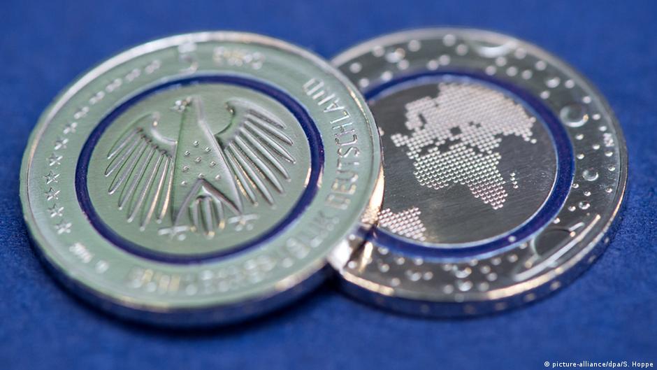 Alemanha lança moeda de 5 euros