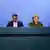 Pressekonferenz: Angela Merkel, Horst Seehofer, Sigmar Gabriel, Thomas de Maiziere (Foto: dpa)