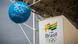 Olympia-Ballon vor einem Banner Rio 2016. Foto: dpa-pa Olympia-Ballon vor einem Banner Rio 2016. Foto: dpa-pa