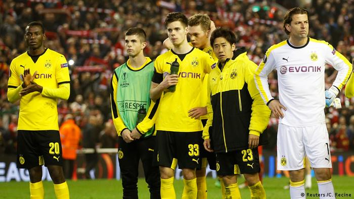 Europa League Dortmund Knocked Out By Famous Liverpool Comeback Sports German Football And Major International Sports News Dw 14 04 16