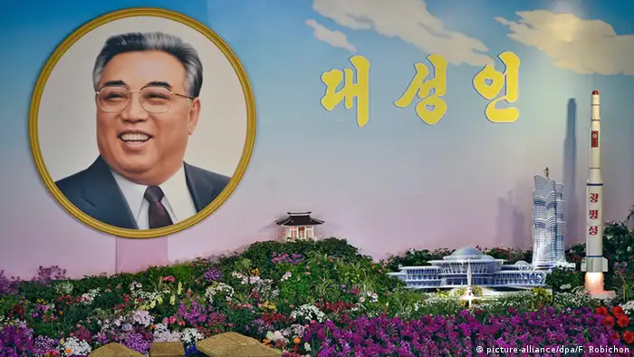 Nordkorea Raktenstart anlässlich des Geburtstags von Staatsgründer Kim Il Sung