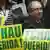 Brasilien Eduardo Cunha beobachtet Protest