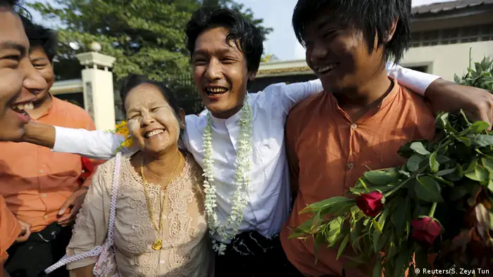 Myanmar Freilassung politischer Gefangener