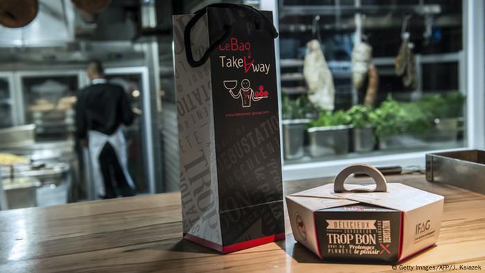 So-called 'doggy bags' in France