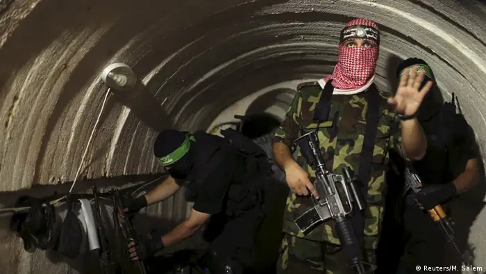 哈马斯利用秘密隧道运输货物以及向以色列发动袭击。