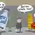 Карикатура Сергея Ёлкина, посвященная экономиечскому кризису в России и экономии расходов граждан