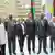 Kenyan president with a German business delegation