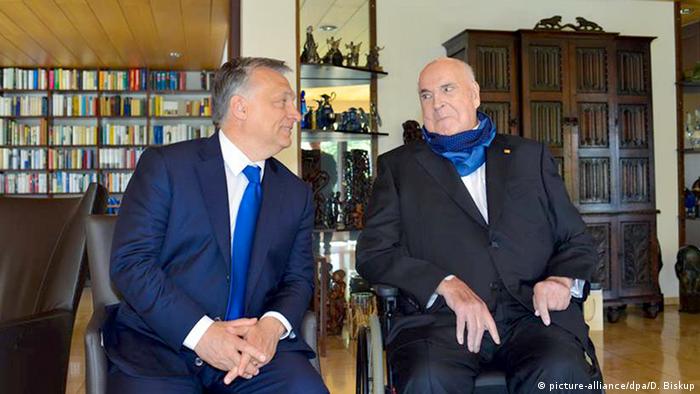 Viktor Orban zu Besuch bei Altkanzler Helmut Kohl