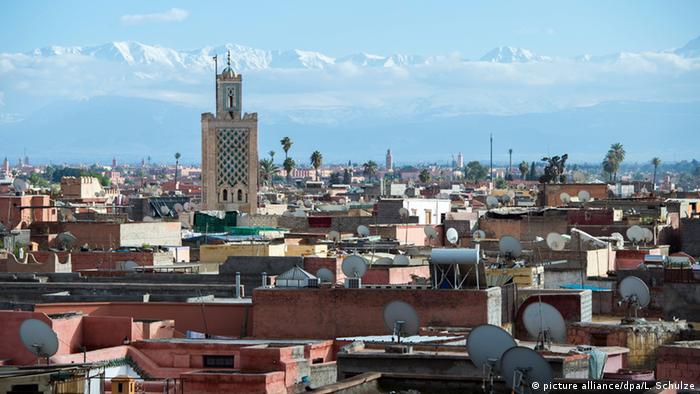View of Marrakesh with Atlas Mountains in the background (Photo: Lukas Schulze/dpa)