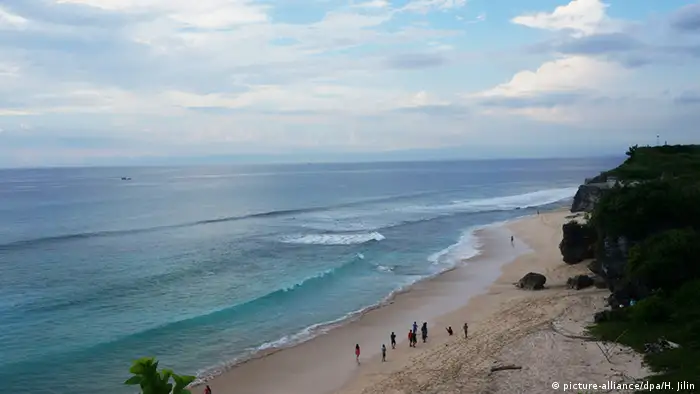A beach in Bali