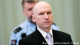 Norwegen Anders Behring Breivik im Gericht