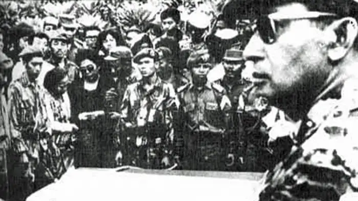 Indonesien General Suharto Beerdigung Generäle