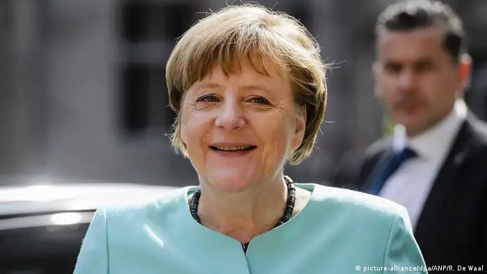 Niederlande Angela Merkel in Middelburg