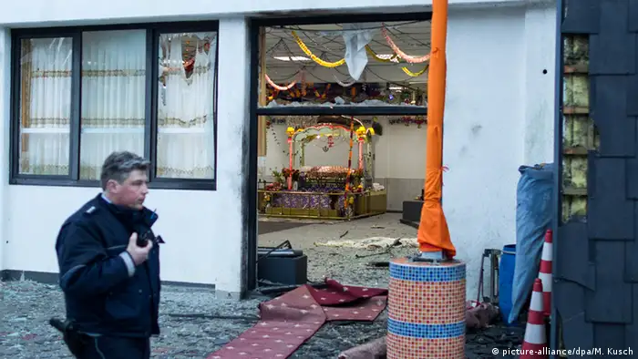 Deutschland Essen Anschlag Gebtshaus Sikh (picture-alliance/dpa/M. Kusch)