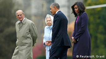 Großbritanien Barack Obama und Queen Elizabeth
