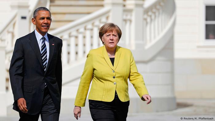 Deutschland Hannover Besuch Obama und Merkel