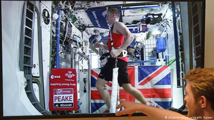 Astronaut Tim Peake läuft Marathon im All