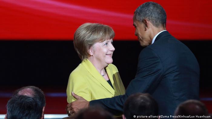 Барак Обама и Ангела Меркель, Ганновер, 24 апреля