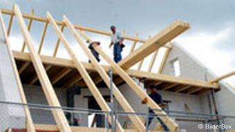 Einfamilienhaus Baustelle